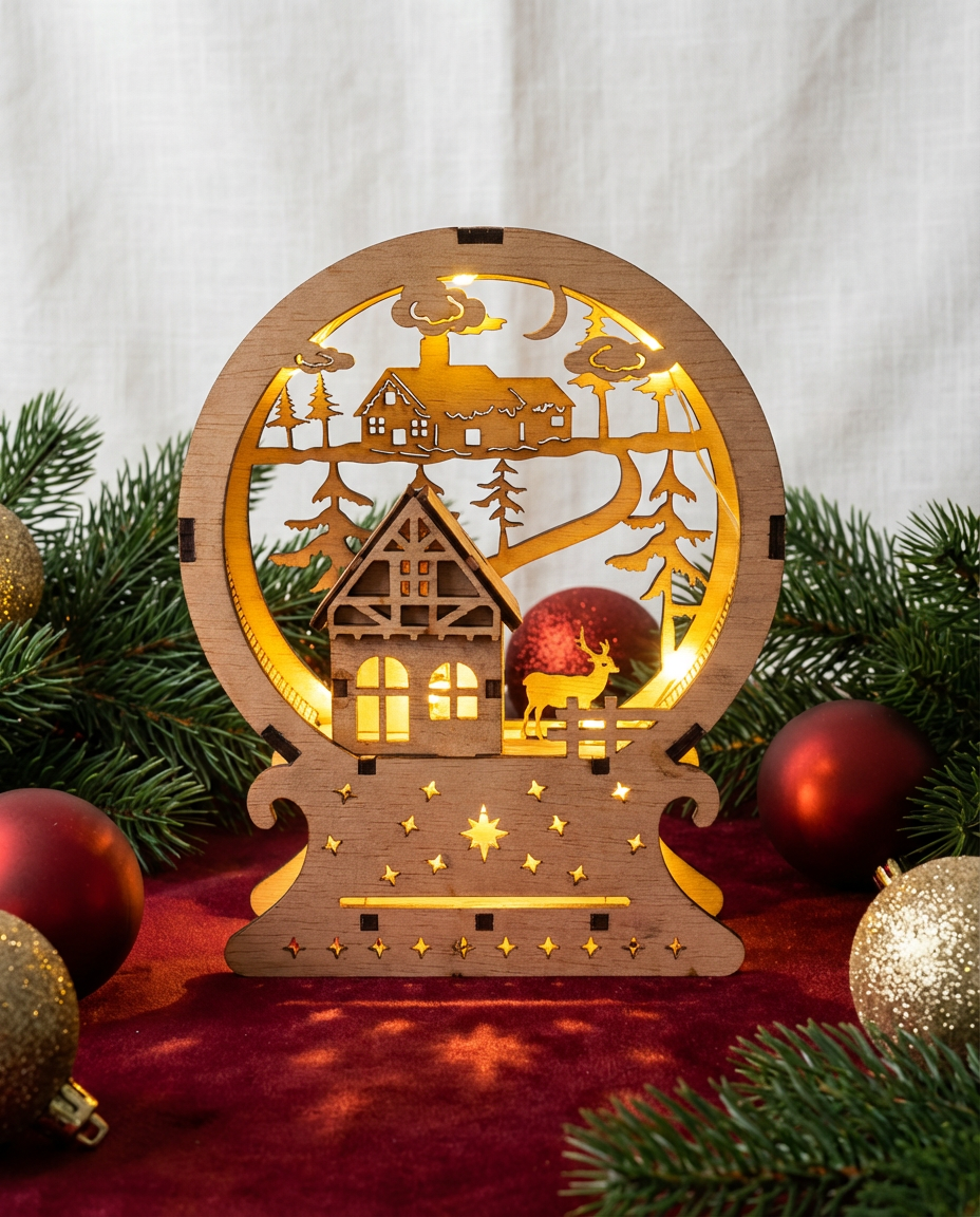 The Alpine Cottage Glow Globe