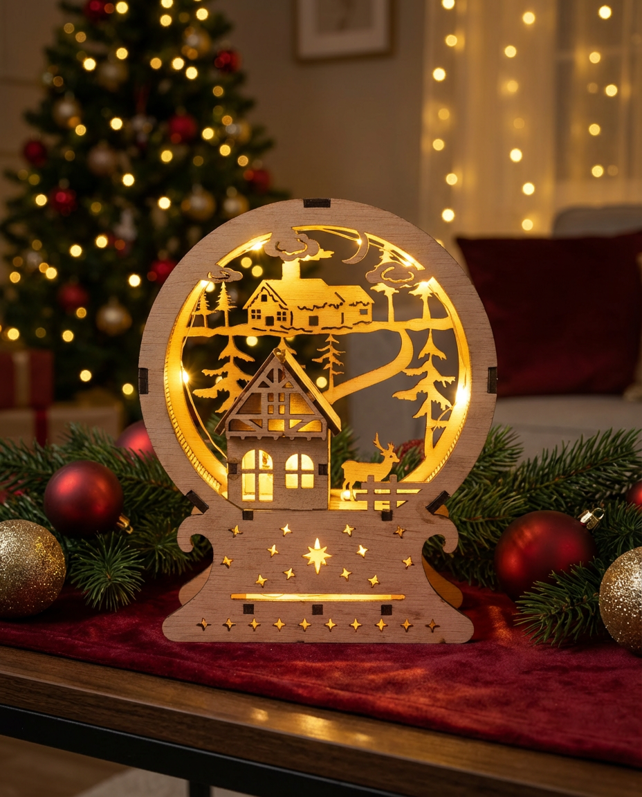 The Alpine Cottage Glow Globe