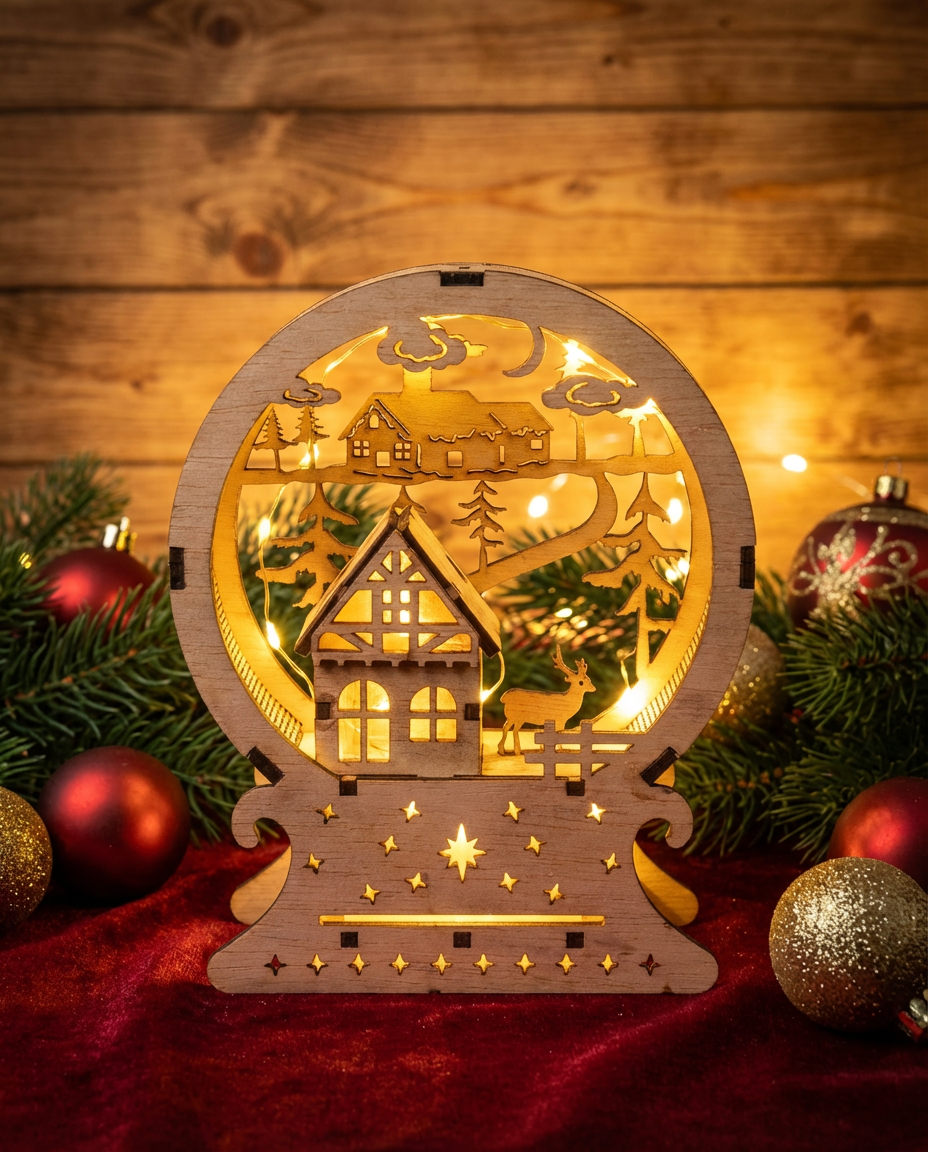 The Alpine Cottage Glow Globe