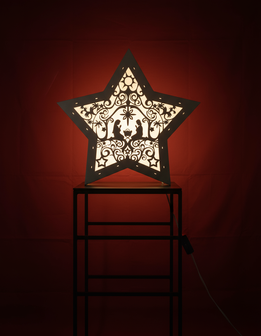 Nativity Glow Star Lamp