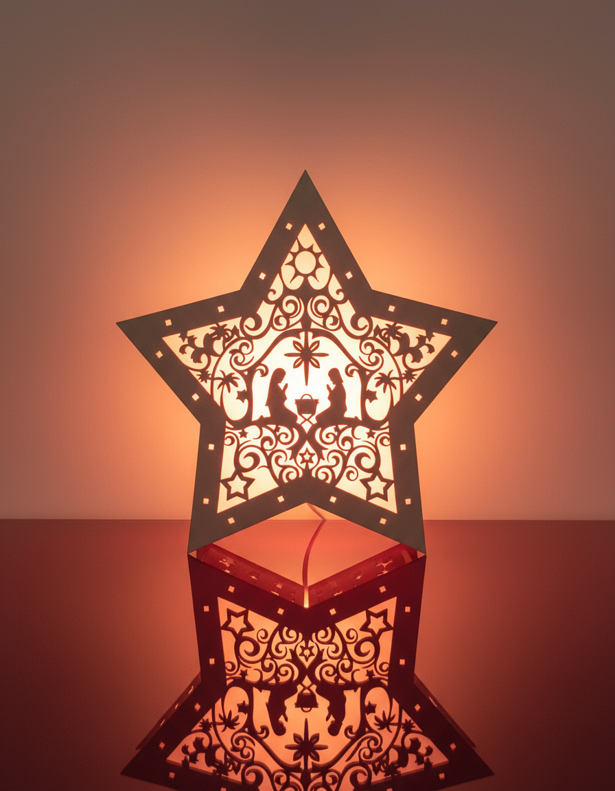 Nativity Glow Star Lamp