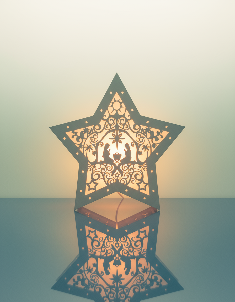 Nativity Glow Star Lamp